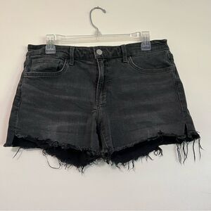 Joe’s Jeans The Ozzie Black 4” frayed hem Denim Shorts - Size 30,‎ High Rise,